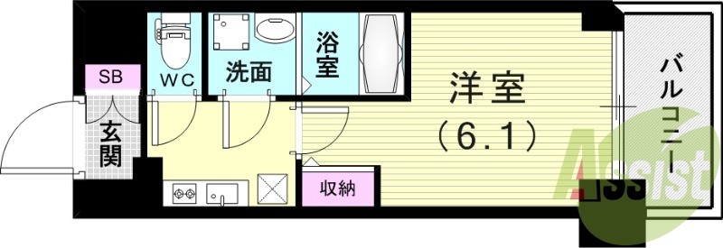 3階の間取り図