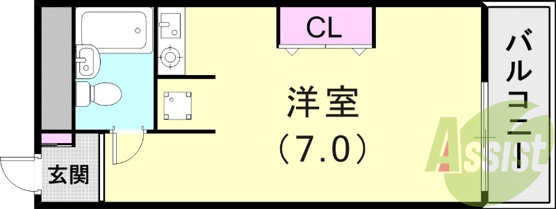 5階の間取り図