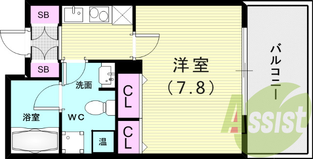 5階の間取り図