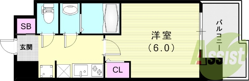 7階の間取り図