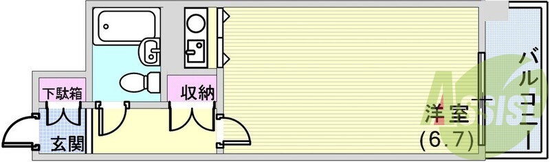 初めての一人暮らしにピッタリのお部屋