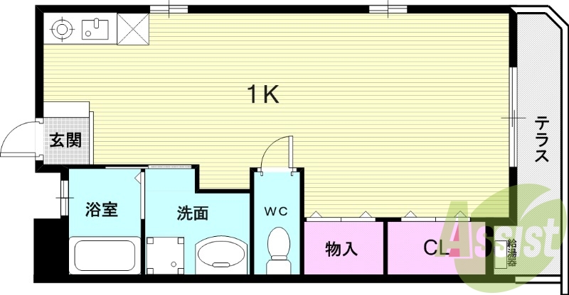 2階の間取り図