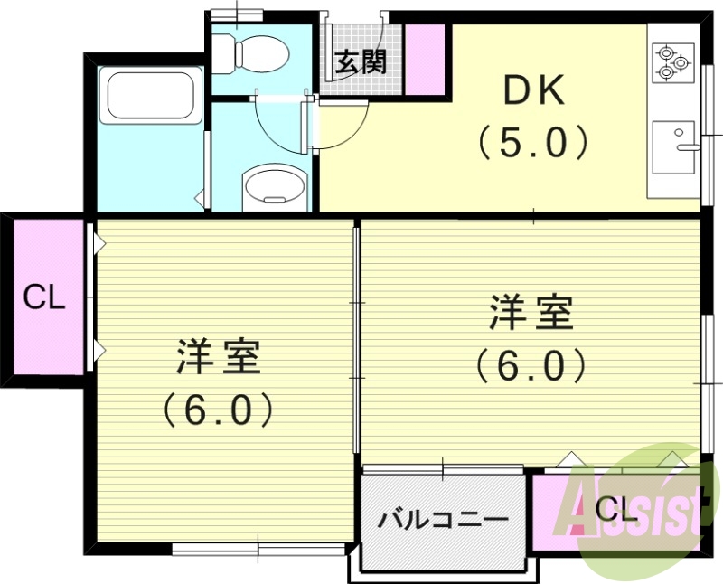 3階の間取り図