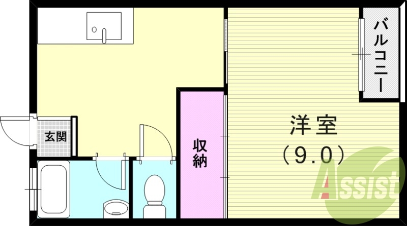 3階の間取り図