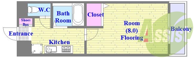 シンプルな住み心地を実感できる素敵な間取りになってます。