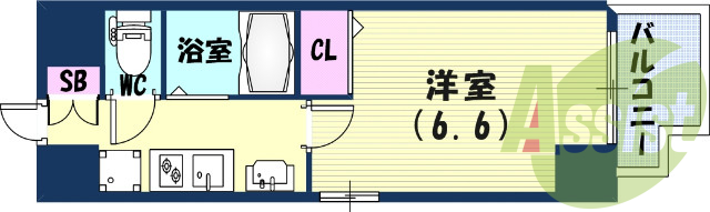 7階の間取り図