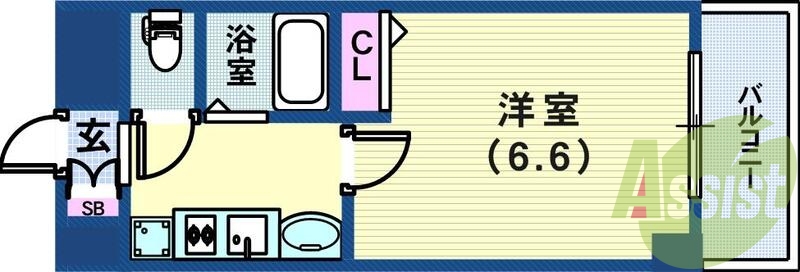 1階の間取り図