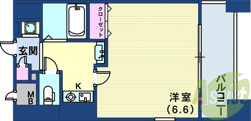 2階の間取り図
