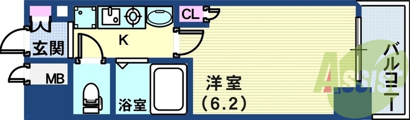 2階の間取り図