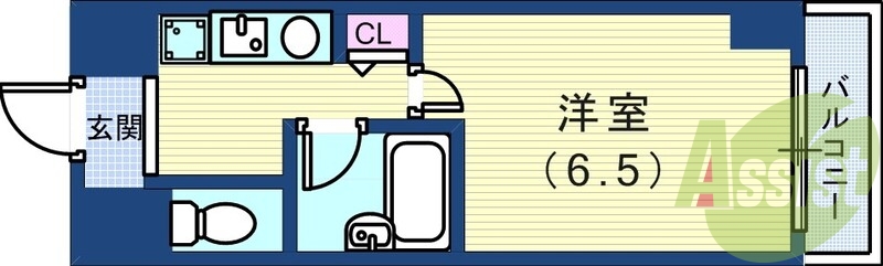 8階の間取り図
