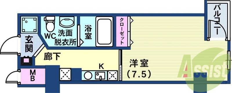 7階の間取り図