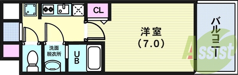 天井が高いので開放感あります