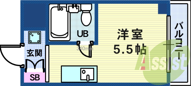 11階の間取り図