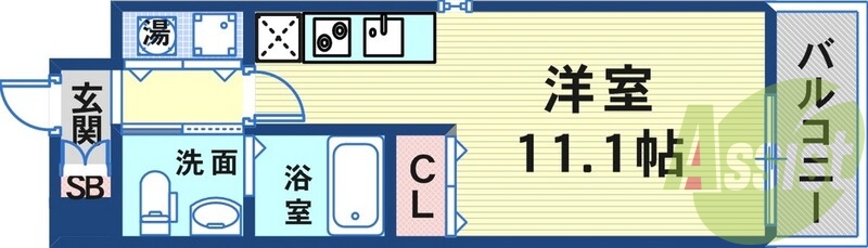 14階の間取り図