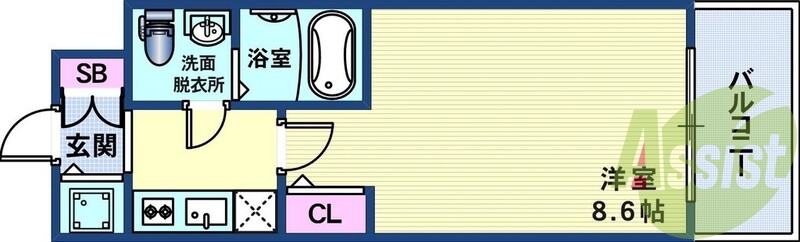 11階の間取り図
