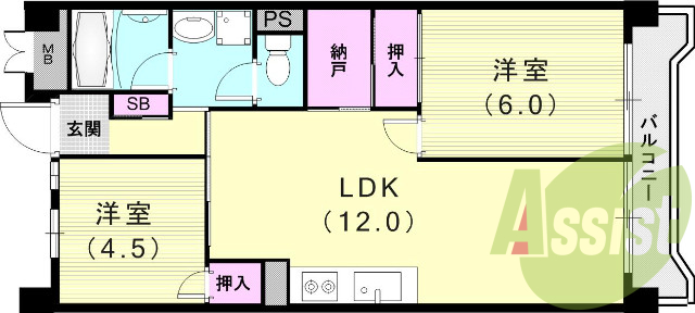 11階の間取り図