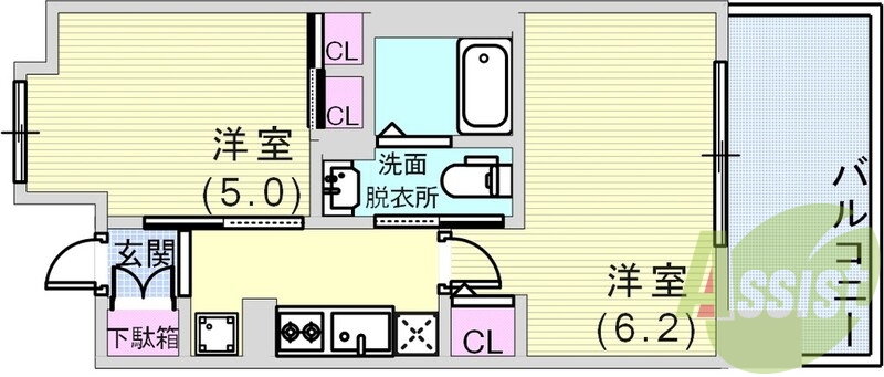 15階の間取り図