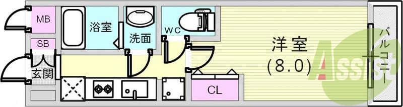 10階の間取り図