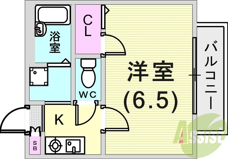 一人暮らしに最適な１Kの間取り