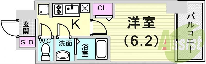 使いやすい間取りです。