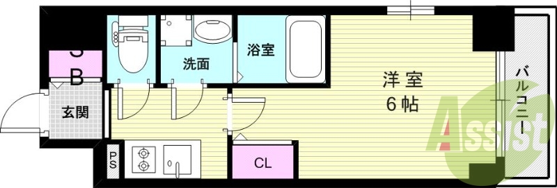 7階の間取り図