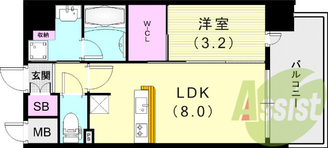 10階の間取り図