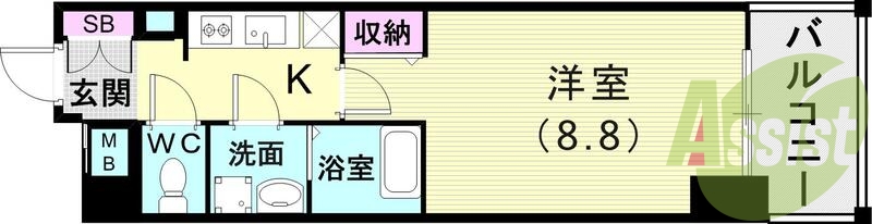 7階の間取り図