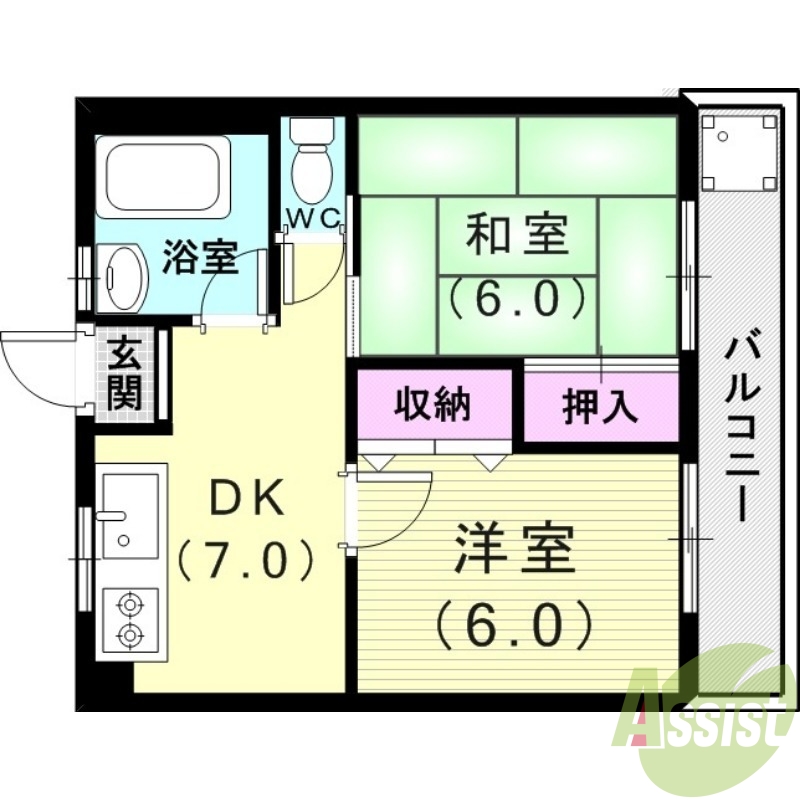 3階の間取り図