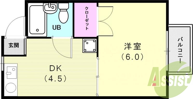 2階の間取り図