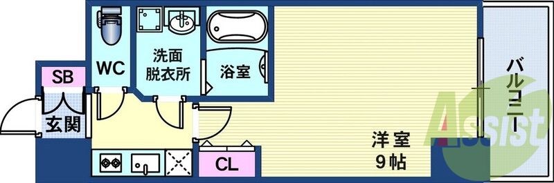 5階の間取り図