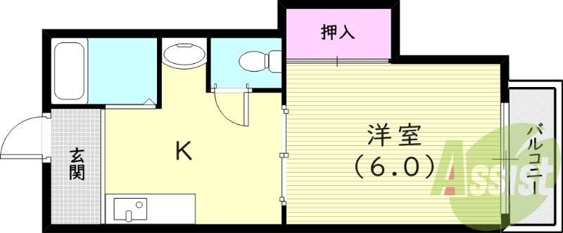3階の間取り図