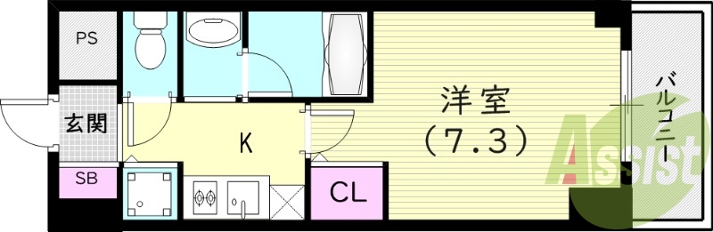 3階の間取り図