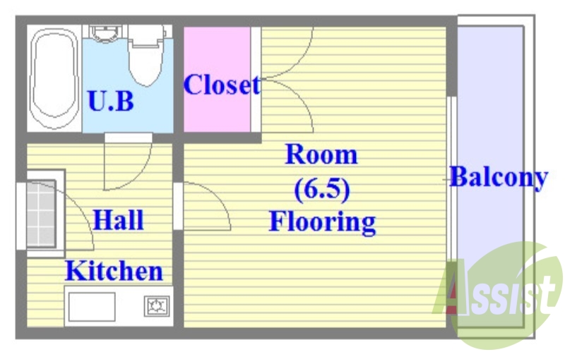 2階の間取り図