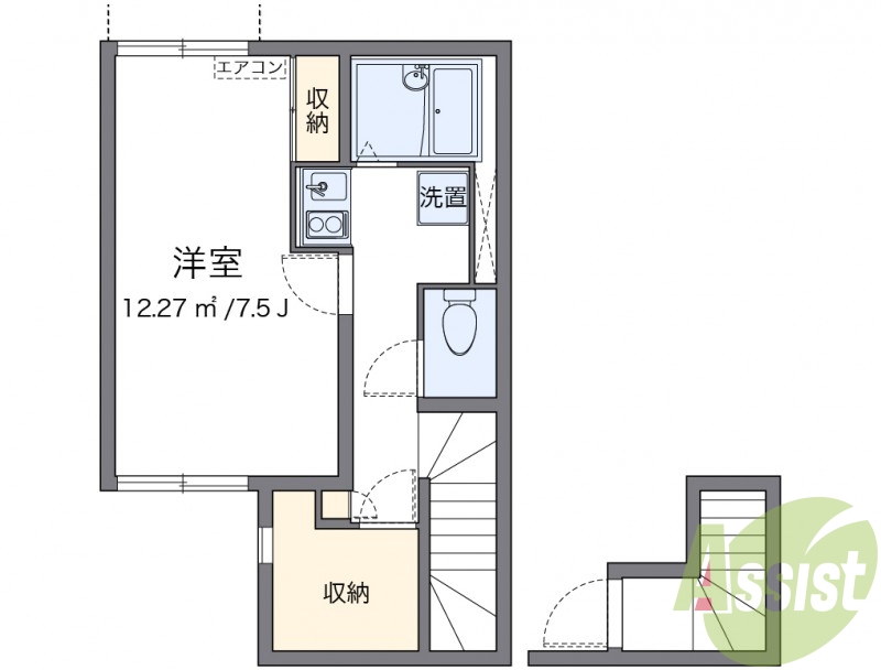 代表的な間取のため実際の間取とは異なる場合があります