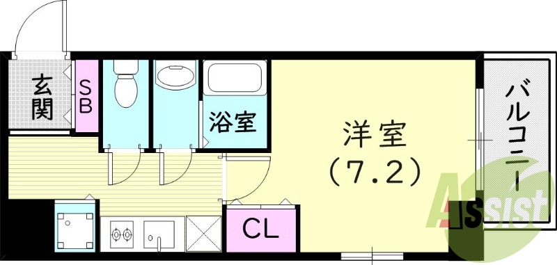 3階の間取り図