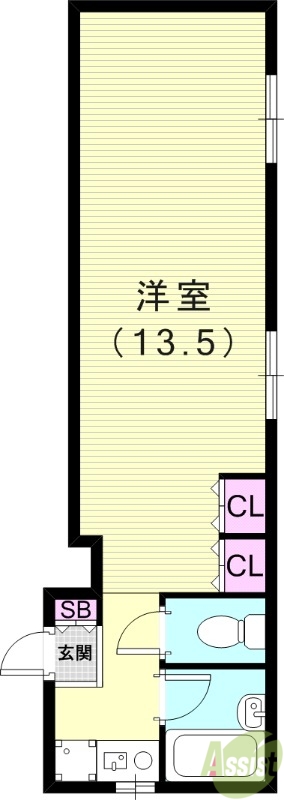 3階の間取り図