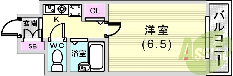 使いやすい間取です。