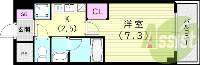 3階の間取り図