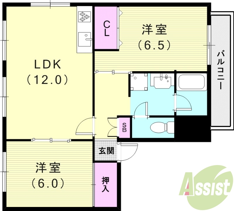 3階の間取り図