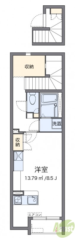 代表的な間取のため実際の間取とは異なる場合があります