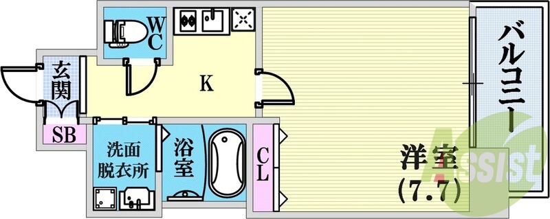 13階の間取り図