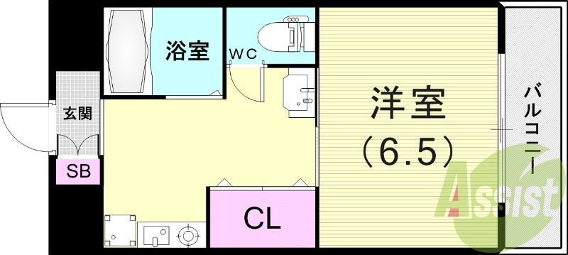 シンプルな住み心地を実感できる素敵な間取りになってます。