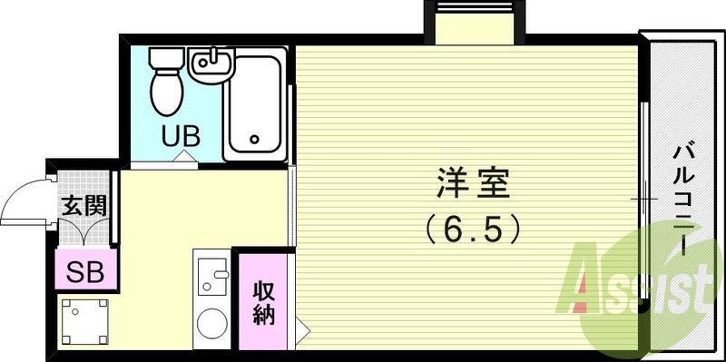 3階の間取り図