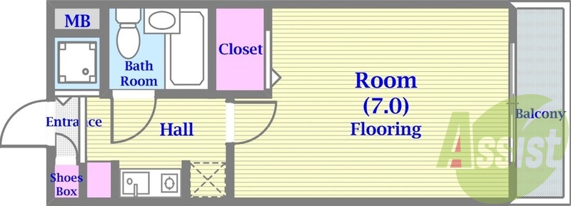 4階の間取り図