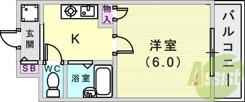 オーソドックスで使いやすい間取りです