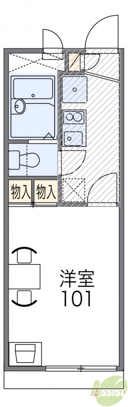 1階の間取り図