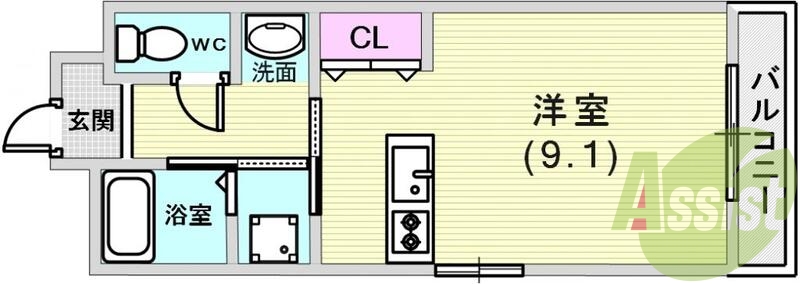 カウンターキッチン