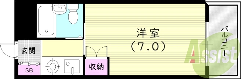 3階の間取り図