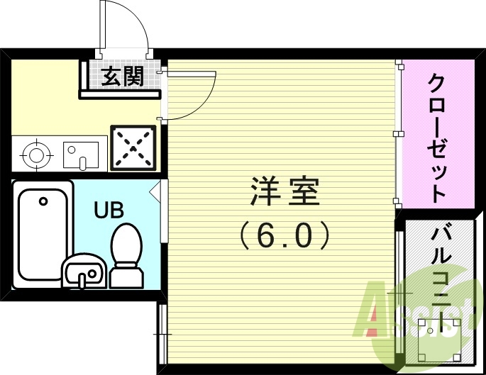 5階の間取り図