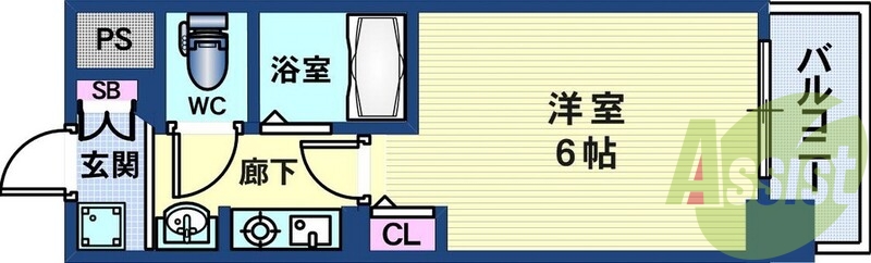 7階の間取り図